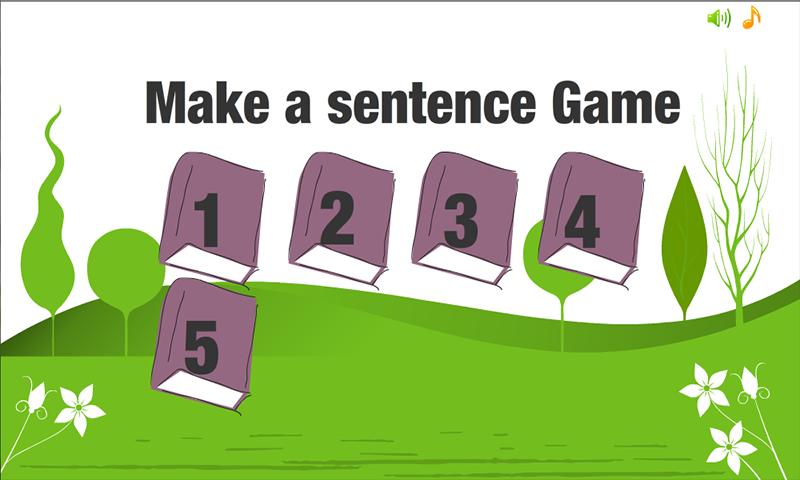 Make a sentence Game截图2