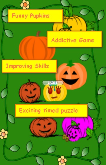 Pumpkin Match Same Puzzle截图4