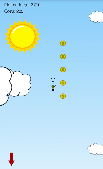 Stickman Parachute Action截图5