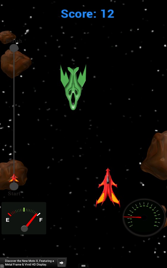 Space Race Tilt (Free)截图4