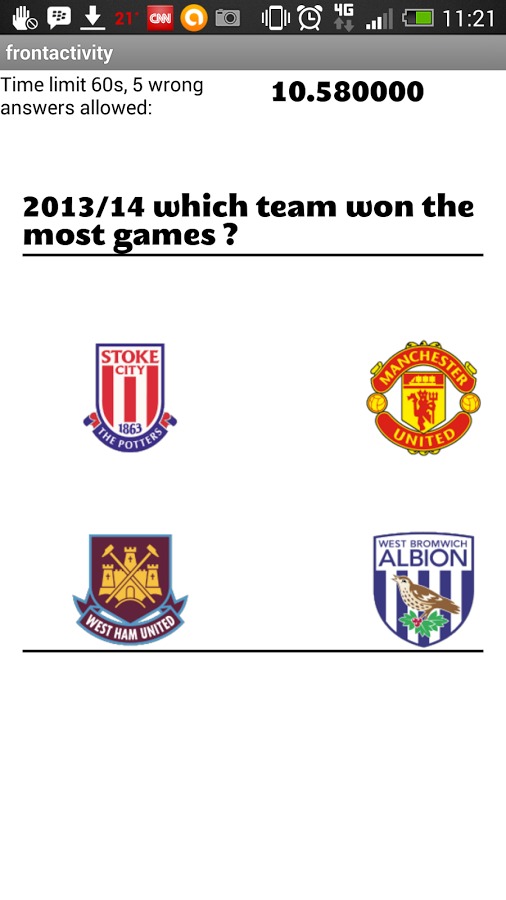 Football Stats Quiz - EPL截图2