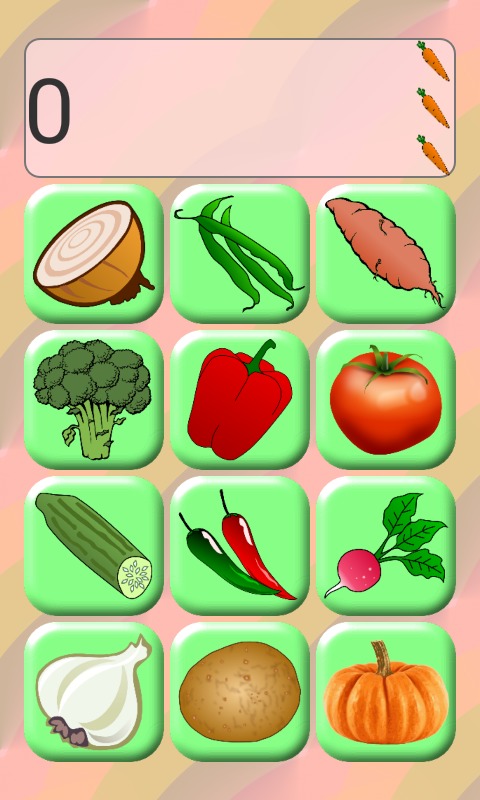 Veggie Memory & Matching Game截图4