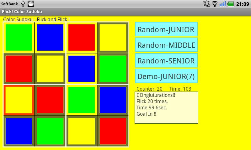 Flick ! Color Sudoku截图3