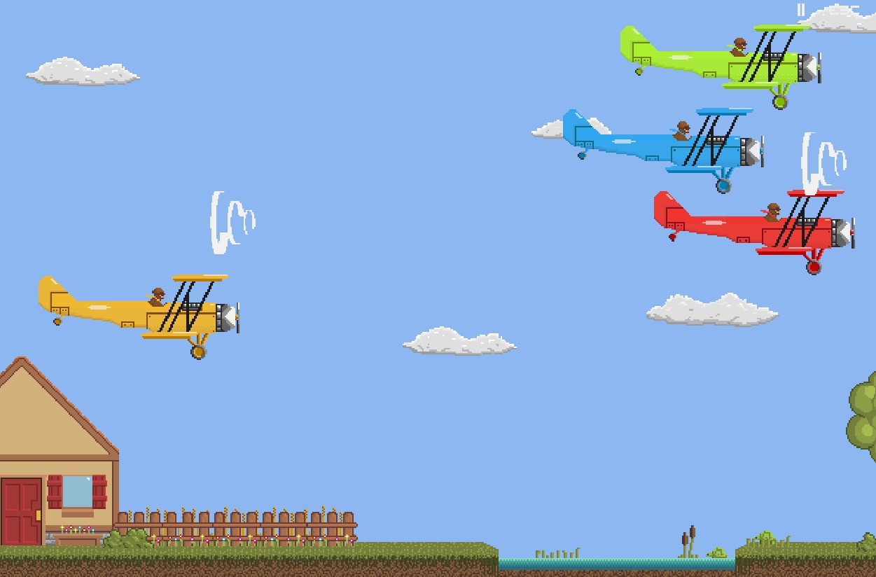 Pixel Pilot Air Race截图2