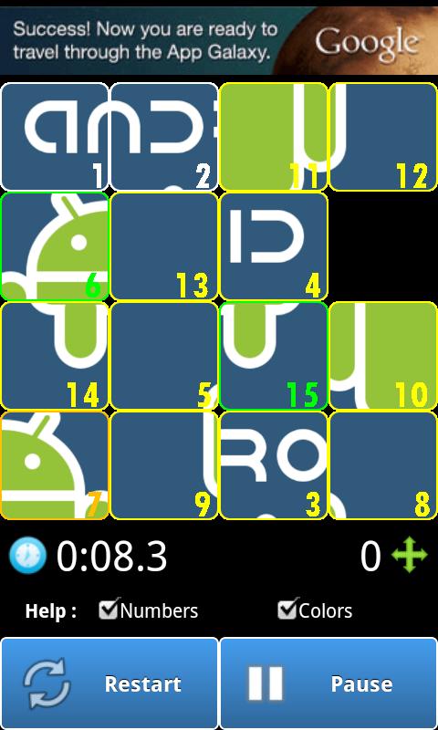 Fifteen Puzzle - PuzzTile截图5