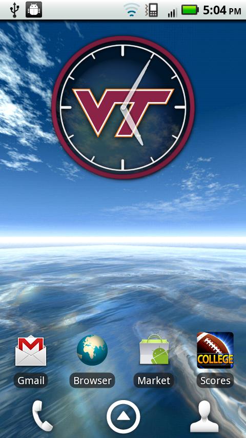 Virginia Tech Live Clock截图2