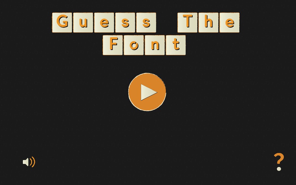 Guess The Font截图1