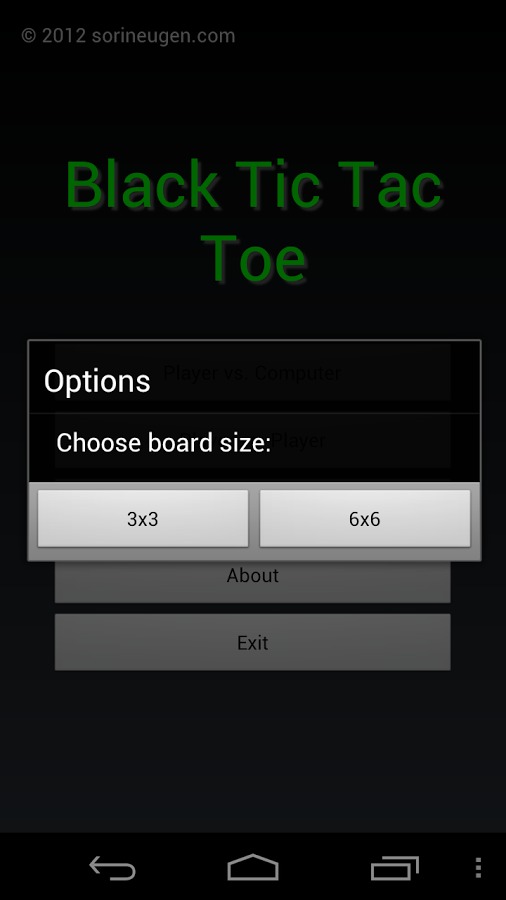 Black Tic Tac Toe截图2