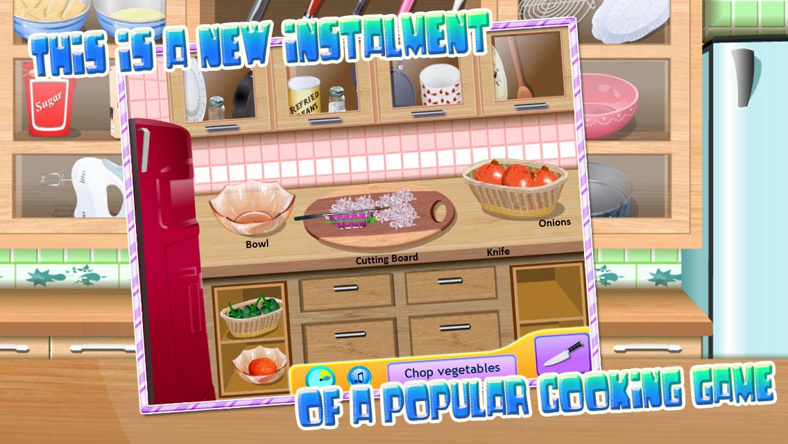 Girls cooking game - Burritos截图2