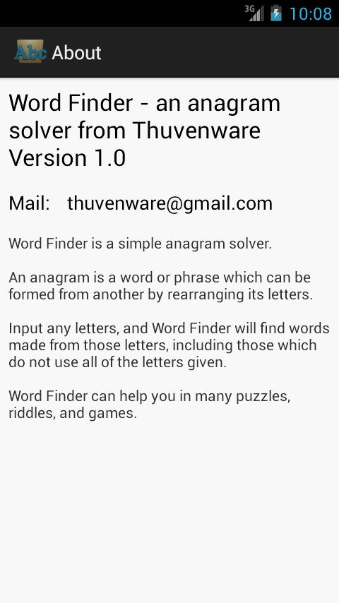 Word Finder FREE截图2