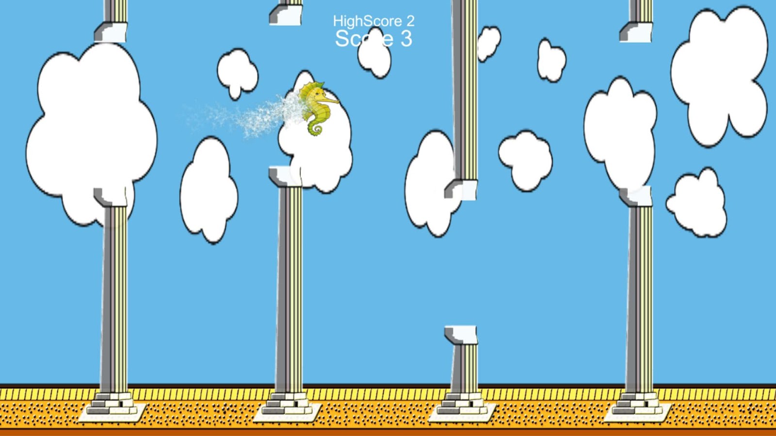 Flappy Seahorse截图4