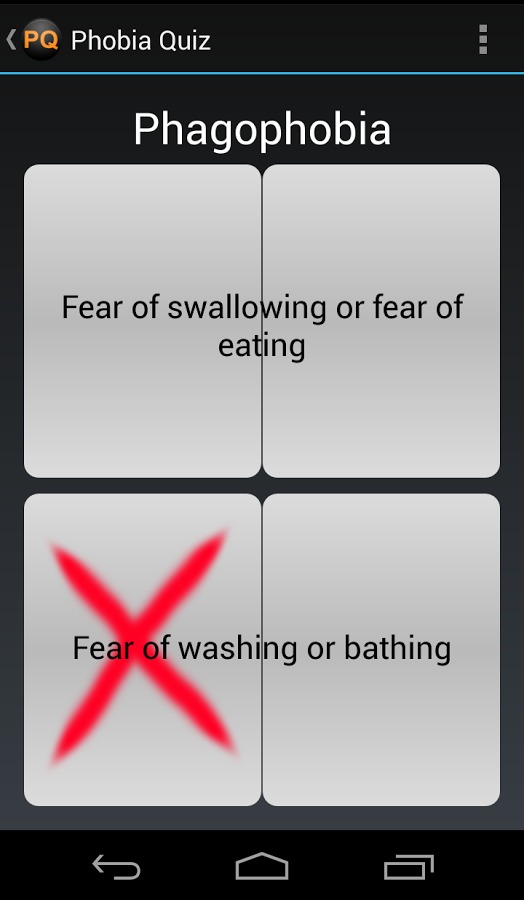 Phobia Quiz截图3