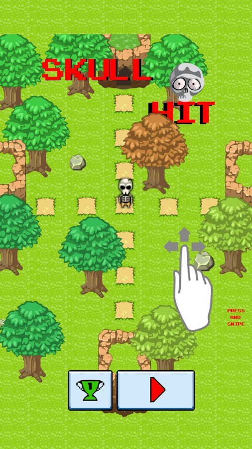 Reflex game: Skull Hit截图1