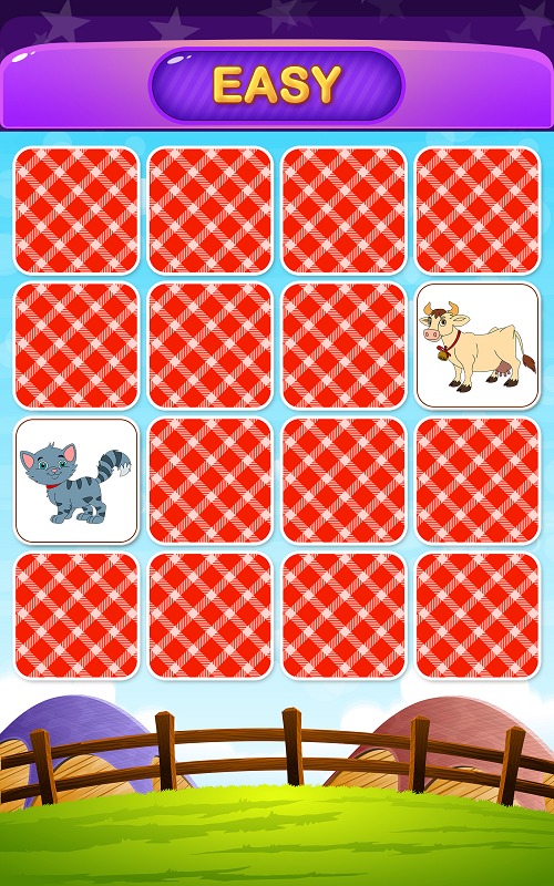 Animal Memory Match Game截图2