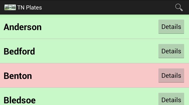 Tennessee County Plates截图5