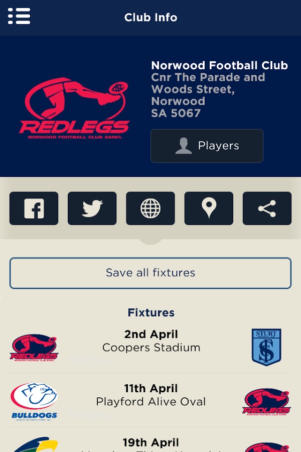 The Official Norwood FC App截图2