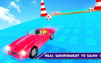 Superhero City Car Racing Stunts Kids Color Cars截图5