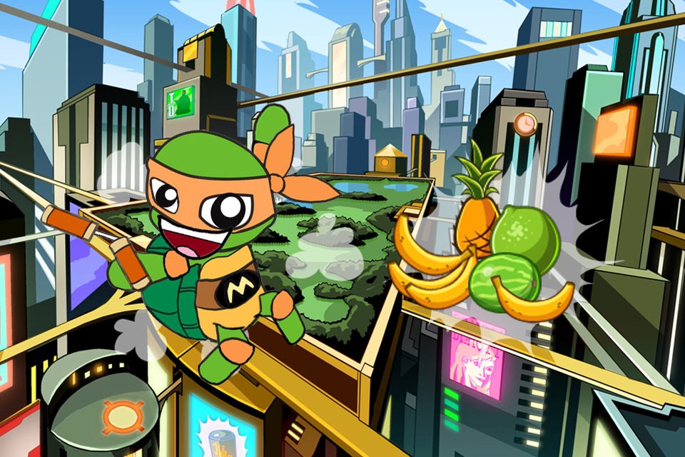 Ninja Boy Turtle Jump截图2