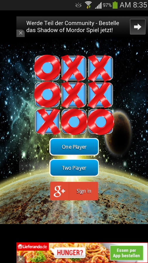 Tic Tac Toe Space截图1