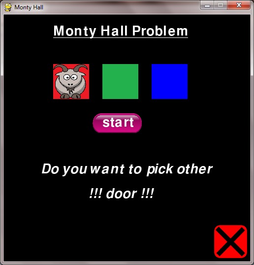 Monty Hall截图2