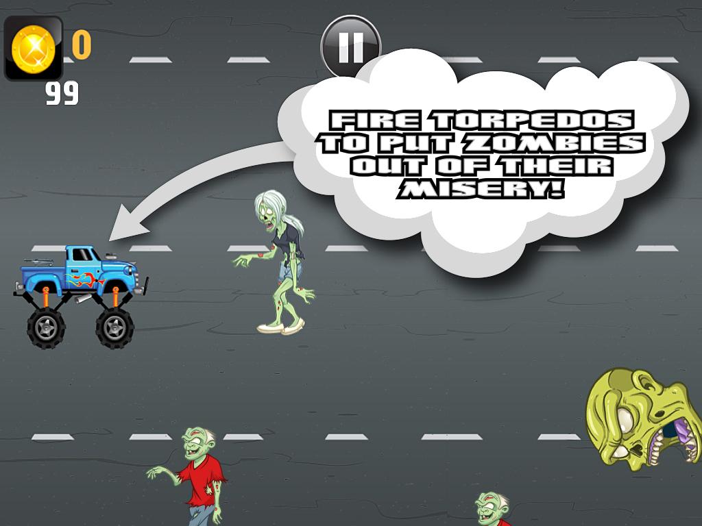 Monster Truck Zombie Shooter截图4