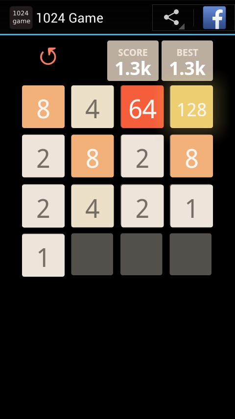 1024 Number Puzzle Game截图5