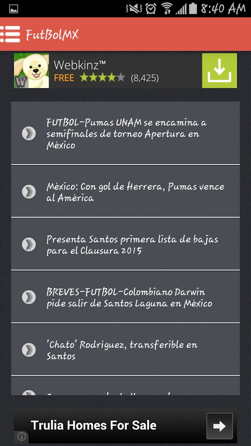 FutbolMX.mobi截图4