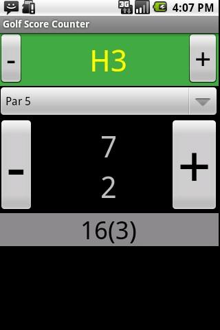 Golf Score Counter截图1