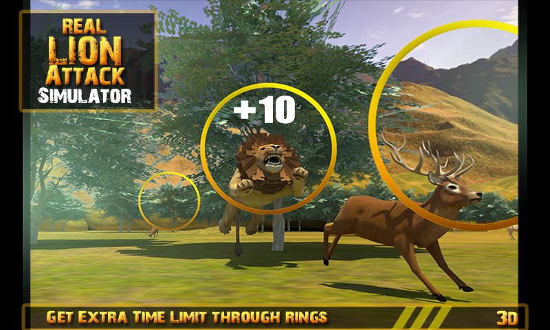 Real Lion Attack Simulator 3D截图2