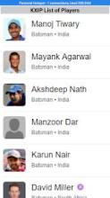 KXIP: Team, Player and Matches ( Fixture )截图3