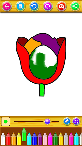 Flower Coloring Pages For Kids截图5