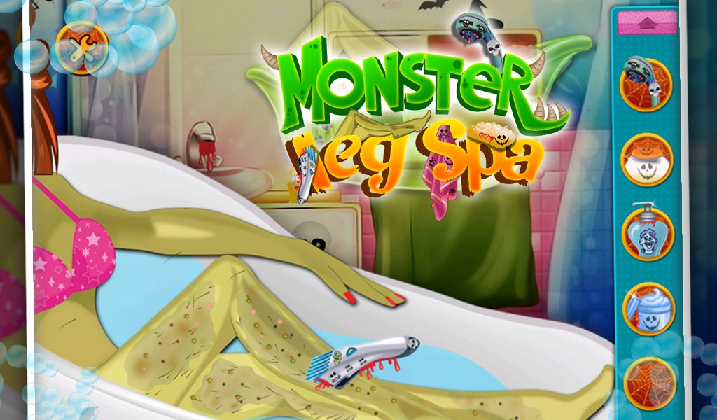 Monster Leg Spa - Girls Game截图1