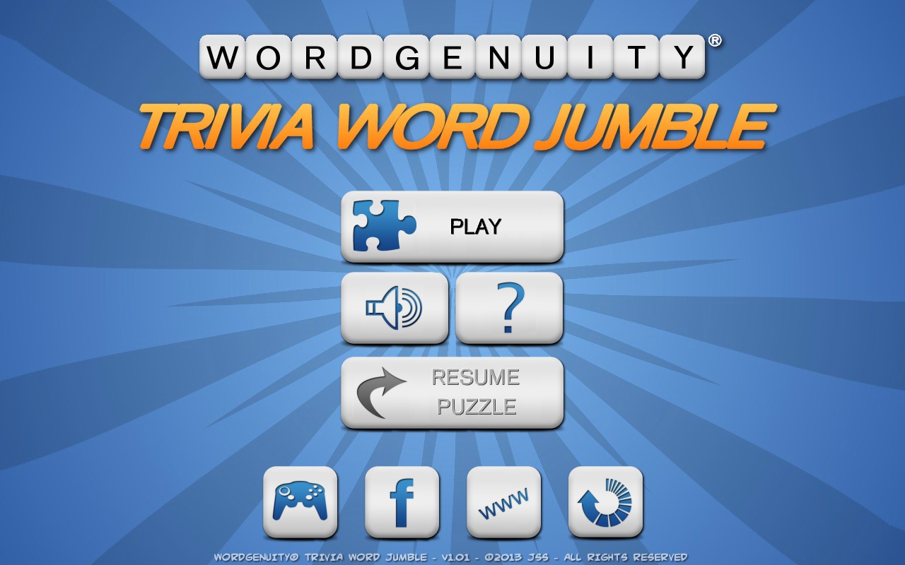 Wordgenuity Trivia Word Jumble截图1