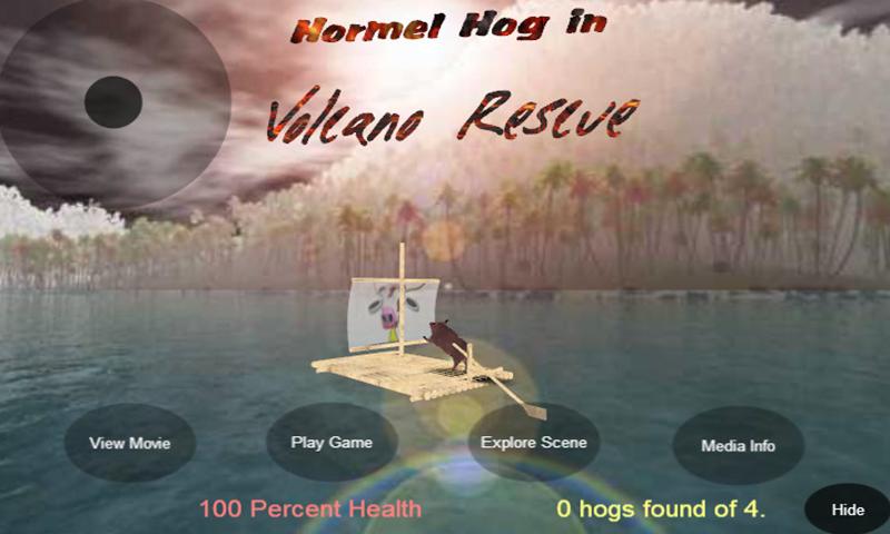 Hog's Volcano Rescue 3D HD截图1