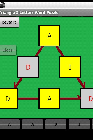 Wordoku - Triangle 3g Puzzle截图1