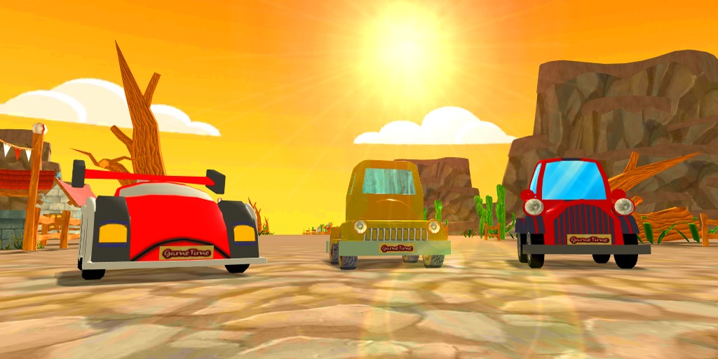 Cartoon Car Racing截图2