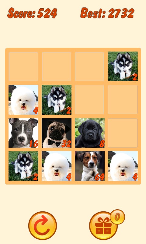 20 48 Dogs Puzzle with mPOINTS截图1