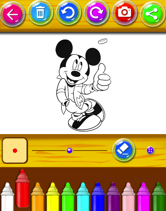 Mouse Coloring Page Games截图4