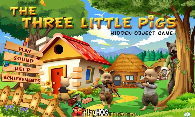 Three Little Pig Hidden Object截图2