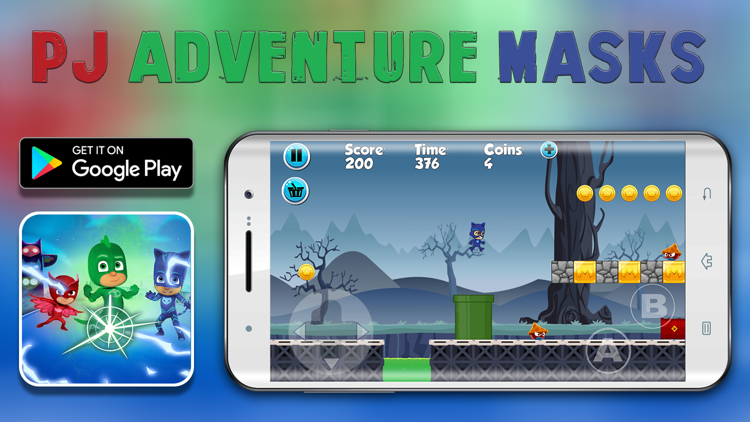 PJ Blue Masks Adventure截图2