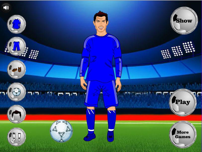 Cool Footballer Fun Dressup截图5