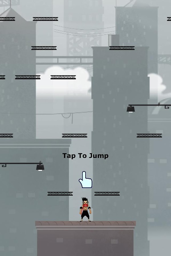 Ninja Rooftop Jump截图1