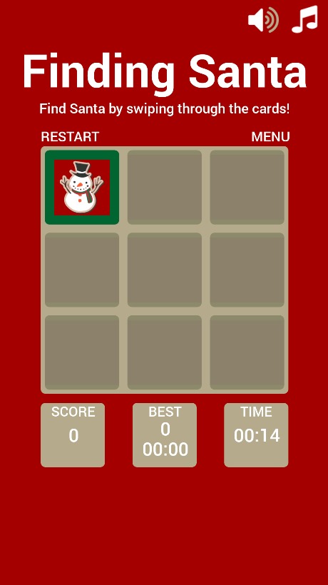 Finding Santa Matching Game截图1