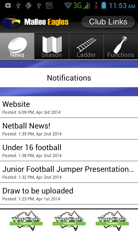 Mallee Eagles Football Club截图1