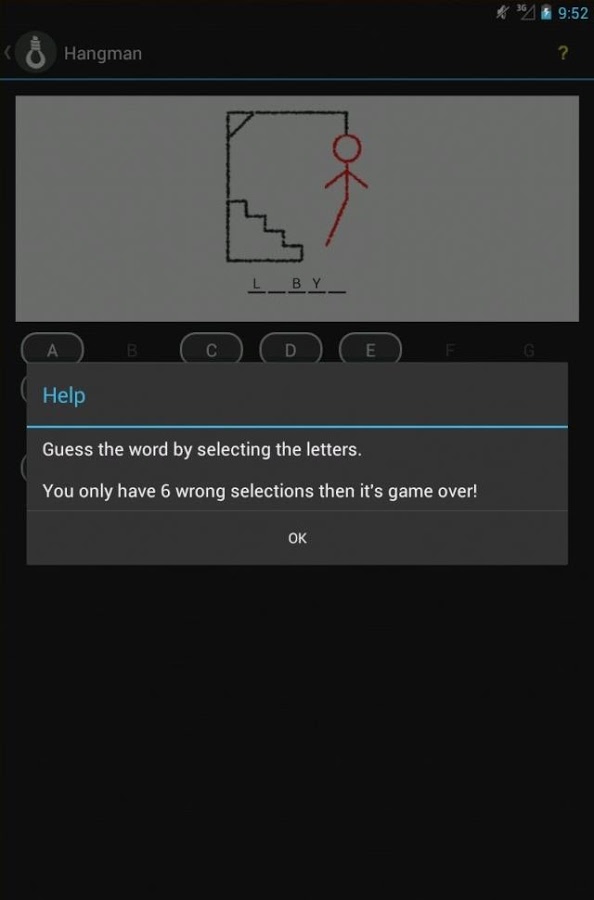 Classic Hangman Free截图5