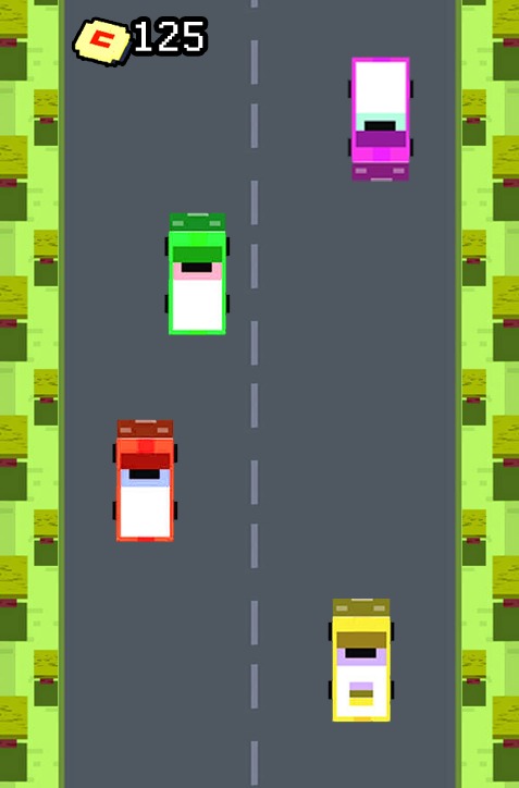 Mine Blocky Road Racing截图2