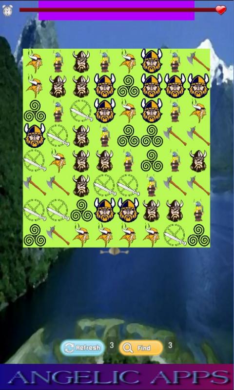 Vikings Match Race Game - Free截图2