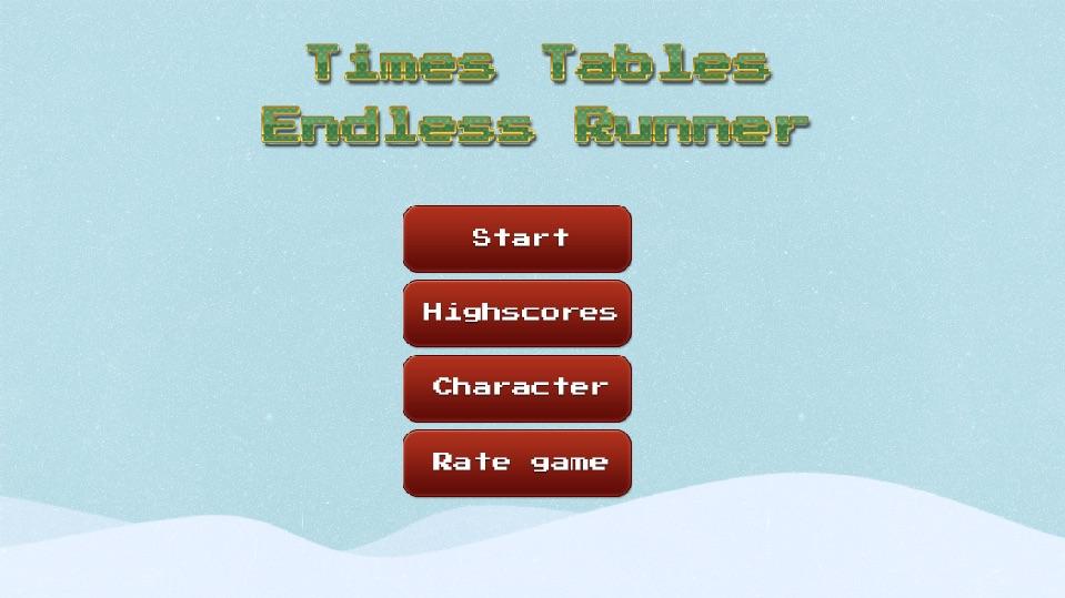 Times Tables Endless Runner截图1