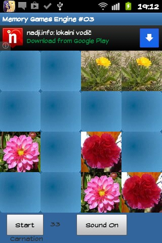 Memory game - Flowers截图1