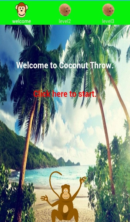 Coconut Throwing Game截图1